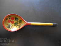 Souvenir painted wooden spoon