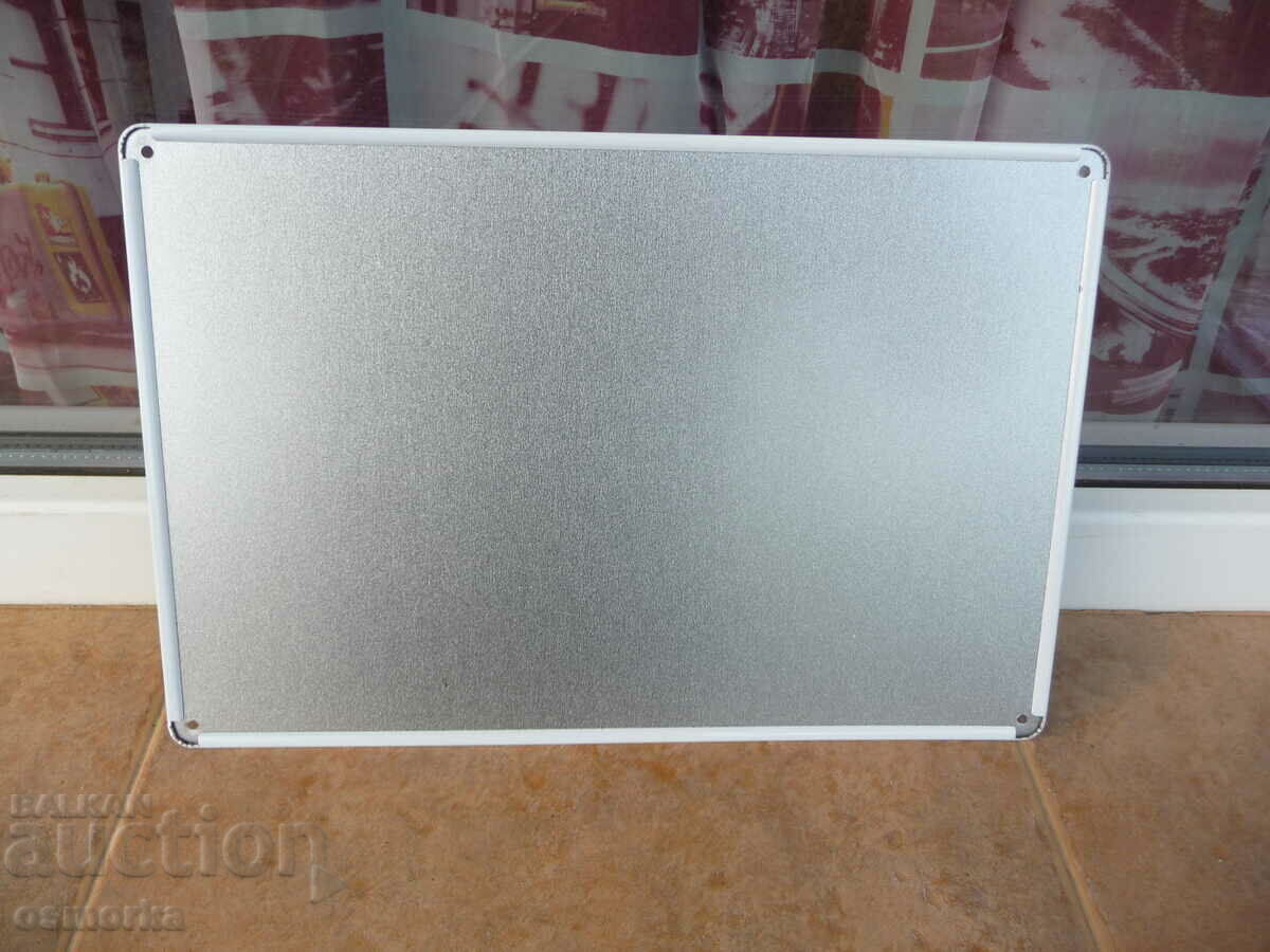 Auction Metal sign car stop and pour Shell motor oil Auction Metal sign car stop and pour Shell motor oil