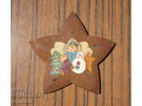 antique old christmas star toy for christmas tree