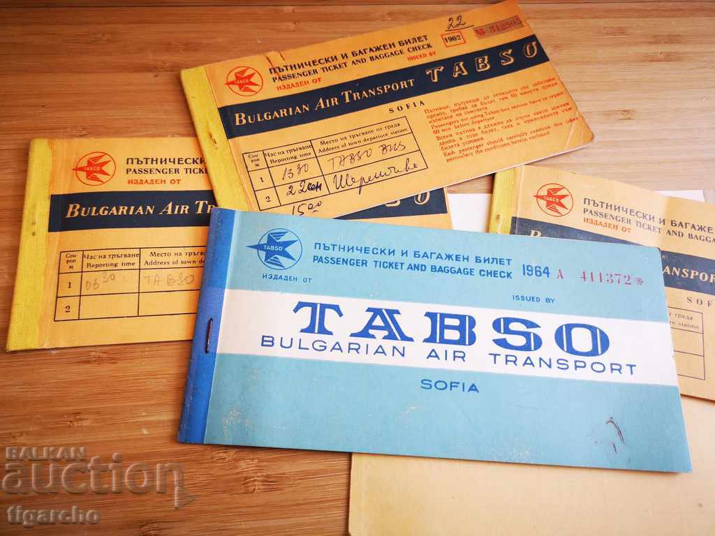 Old plane tickets