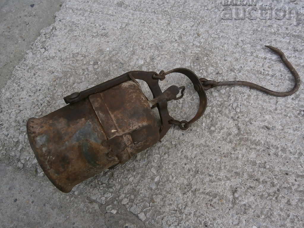 antique Carbide miner's lamp lantern with price 31.00 BGN | € 15.85