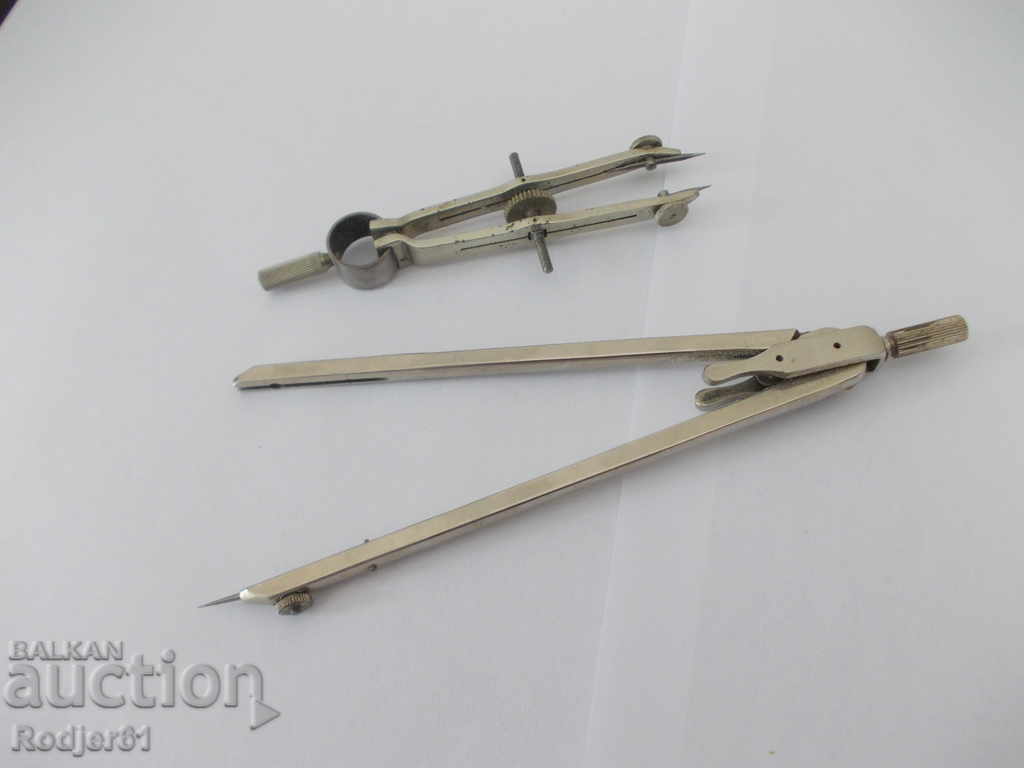 stationery - compasses 2 pcs with price 5.00 BGN | € 2.56