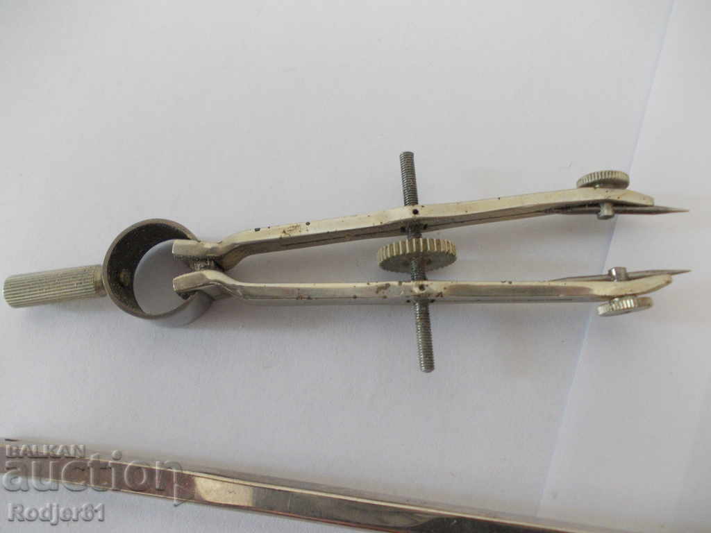 Auction  stationery - compasses 2 pcs