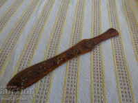 Letter knife - wood with ethnic motifs