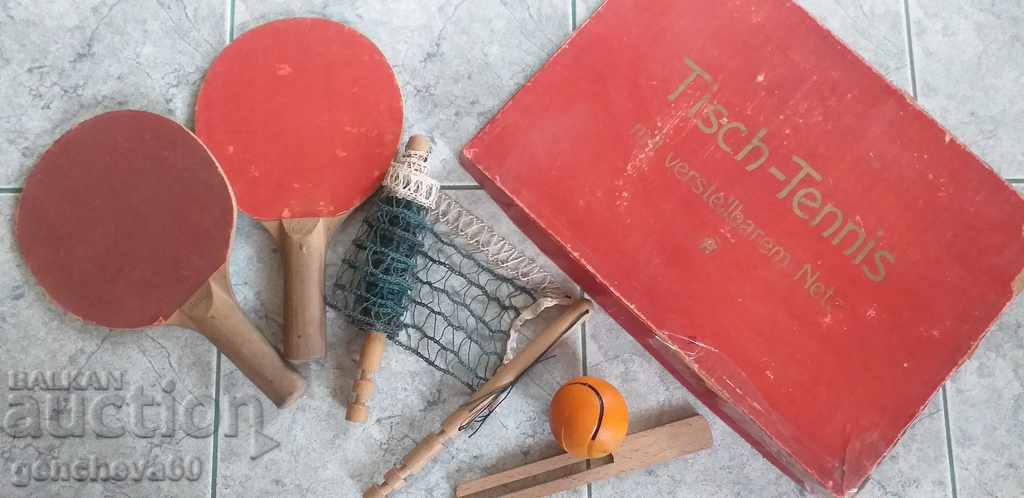 Old table tennis game