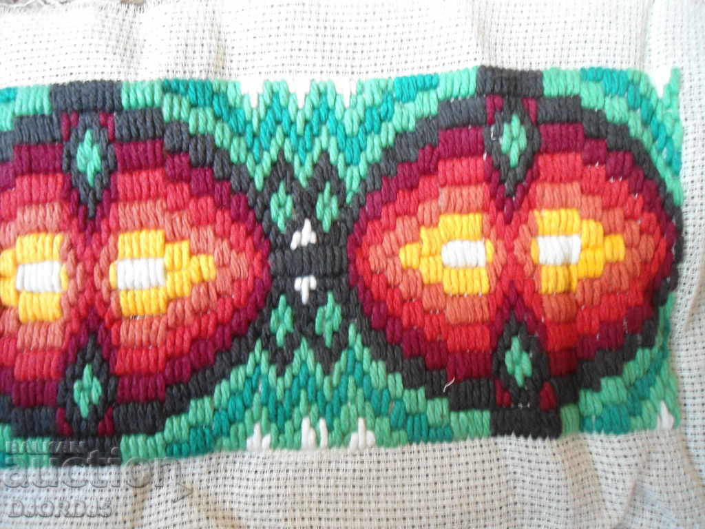 Auction  Hand-sewn pillowcases, 2 pieces, folklore