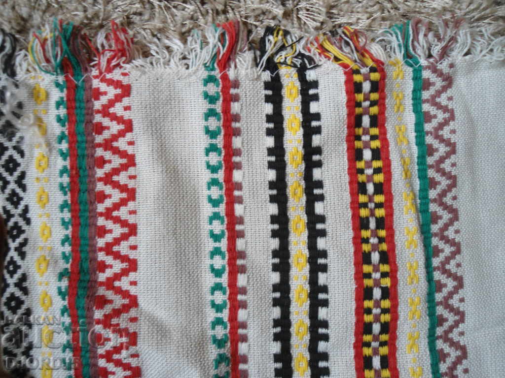 Auction Hand-sewn tablecloth, plaid, life, folklore Auction Hand-sewn tablecloth, plaid, life, folklore