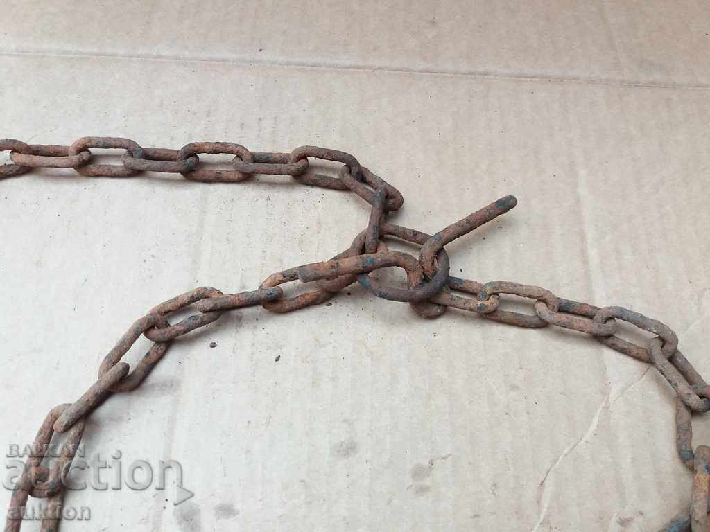 OLD CHAIN, HARDWARE FOR ANIMALS - 5 OLD CHAIN, HARDWARE FOR ANIMALS - 5