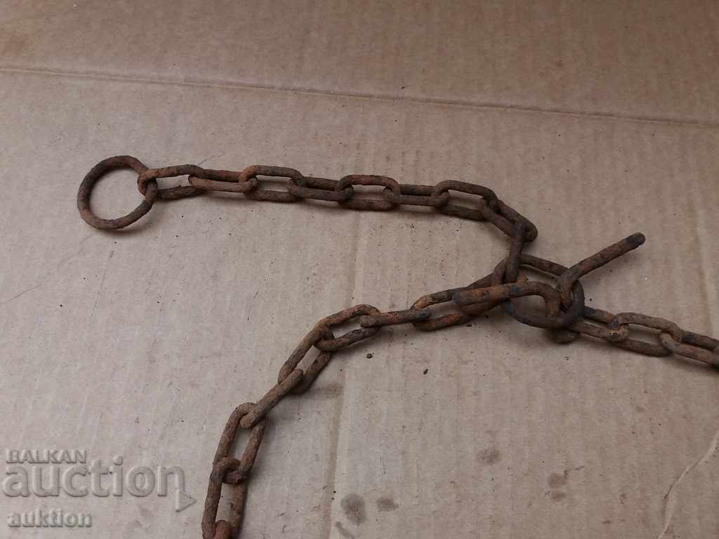OLD CHAIN, HARDWARE FOR ANIMALS - 6 OLD CHAIN, HARDWARE FOR ANIMALS - 6