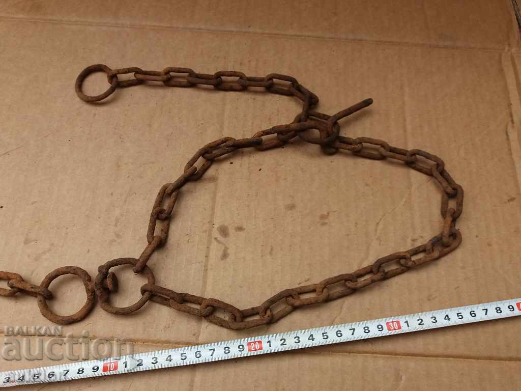 OLD CHAIN, HARDWARE FOR ANIMALS - 7 OLD CHAIN, HARDWARE FOR ANIMALS - 7