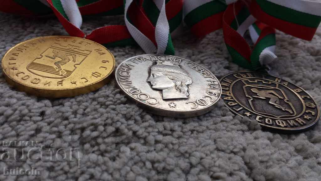 Auction LOT 3 MASSIVE MEDALS SOFIA CITY COUNCIL OF BSFS Auction LOT 3 MASSIVE MEDALS SOFIA CITY COUNCIL OF BSFS