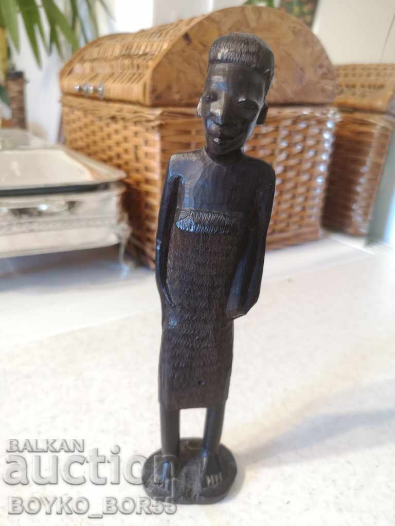 Original Ancient African Ebony Figure Statuette - 5 Original Ancient African Ebony Figure Statuette - 5