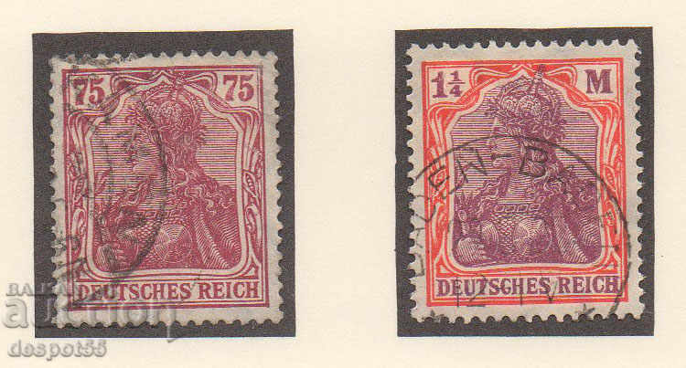 1920-22. Germania Reich. Culori noi. cu preț 25.00 BGN | € 12.78
