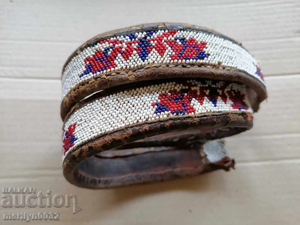 Beaded costume belt for pafty beaded belt blues with price 156.00 BGN | € 79.76