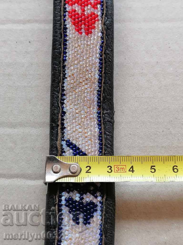 Beaded costume belt for pafty beaded belt blues - 6 Beaded costume belt for pafty beaded belt blues - 6