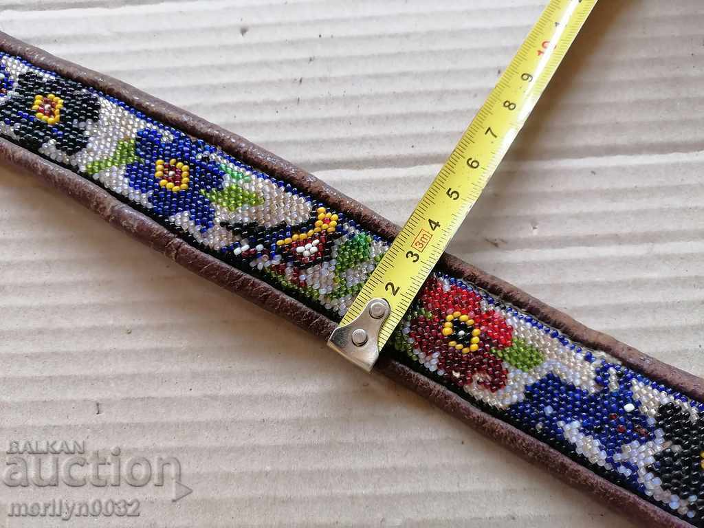 Beaded costume belt for pafty beaded belt blues - 6 Beaded costume belt for pafty beaded belt blues - 6