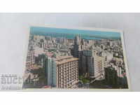 Postcard Montevideo Vista Parcial de la Ciudad