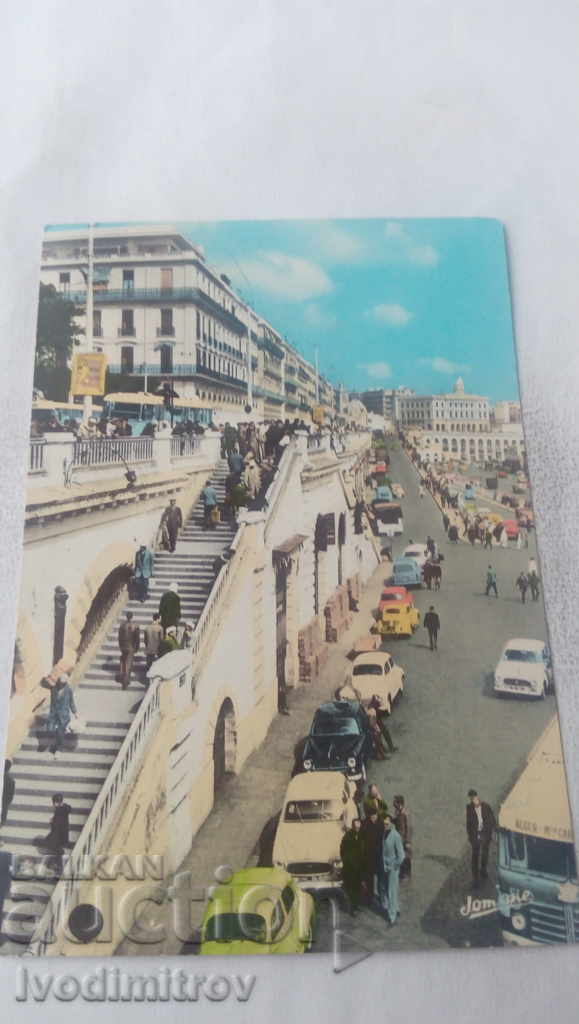П К El-Djezair Boulevard de la Republique et Quai Nord 1966