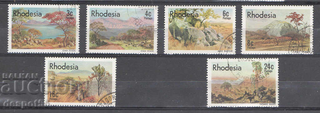 1977. Rhodesia. Landscapes.