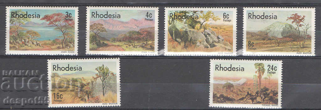 1977. Rhodesia. Landscapes.