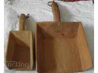 ДВЕ ДЪРВЕНИ ЛОПАТКИ