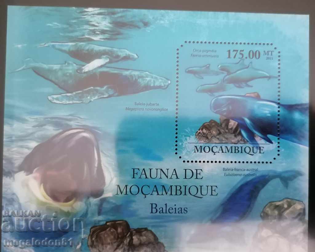 Μοζαμβίκη - φάλαινες με τιμή 10.00 BGN | € 5.11 Μοζαμβίκη - φάλαινες με τιμή 10.00 BGN | € 5.11