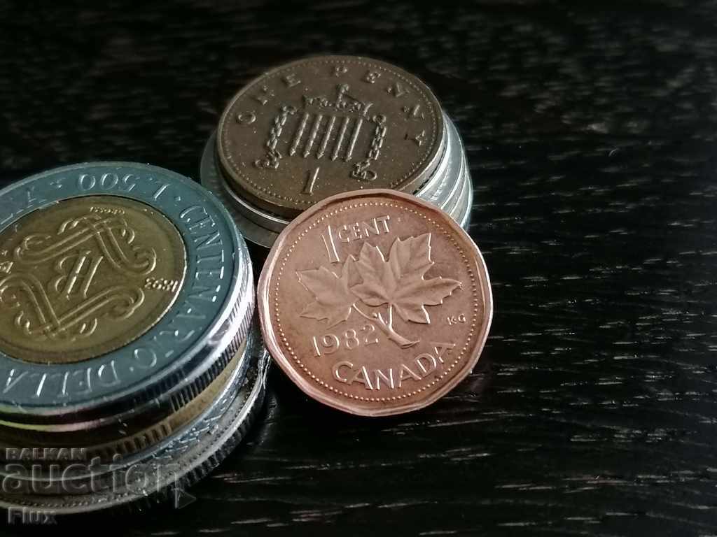 Νόμισμα - Καναδάς - 1 σεντ 1982