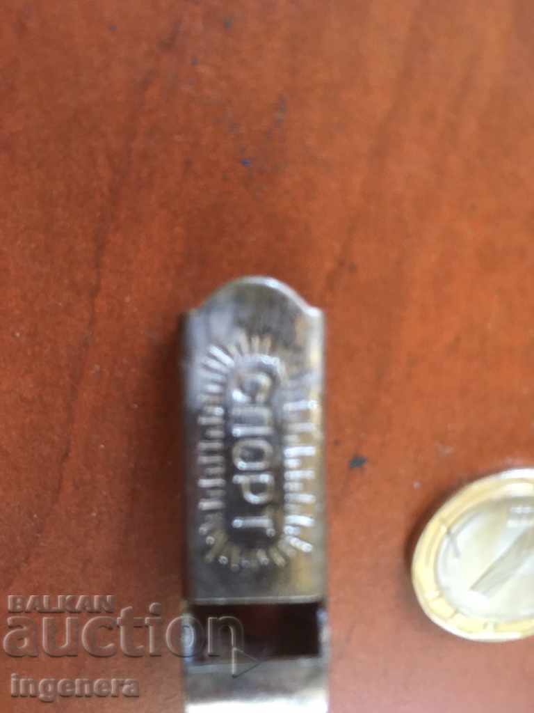 WHISTLE METAL BALL SPORT with price 3.00 BGN | € 1.53 WHISTLE METAL BALL SPORT with price 3.00 BGN | € 1.53