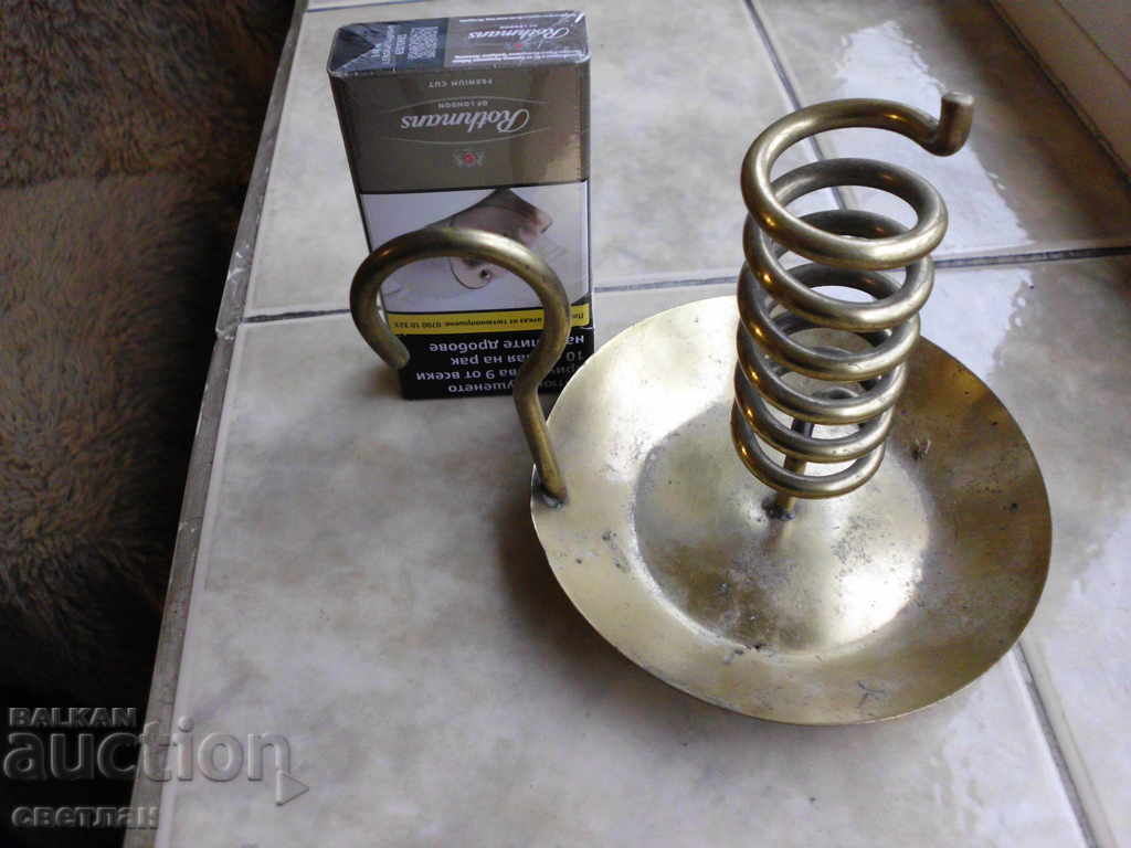 Auction bronze candlestick Auction bronze candlestick