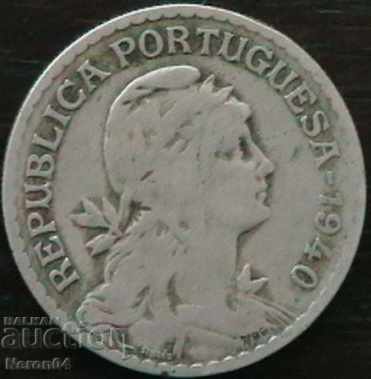 1 escudo 1940, Portugalia