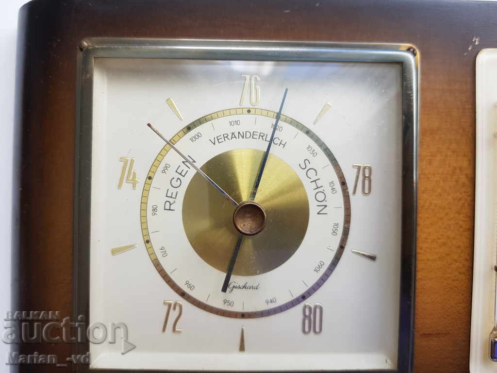 Delivery of Old German barometer with thermometer Delivery of Old German barometer with thermometer