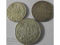 LOT OF 3 SILVER COINS