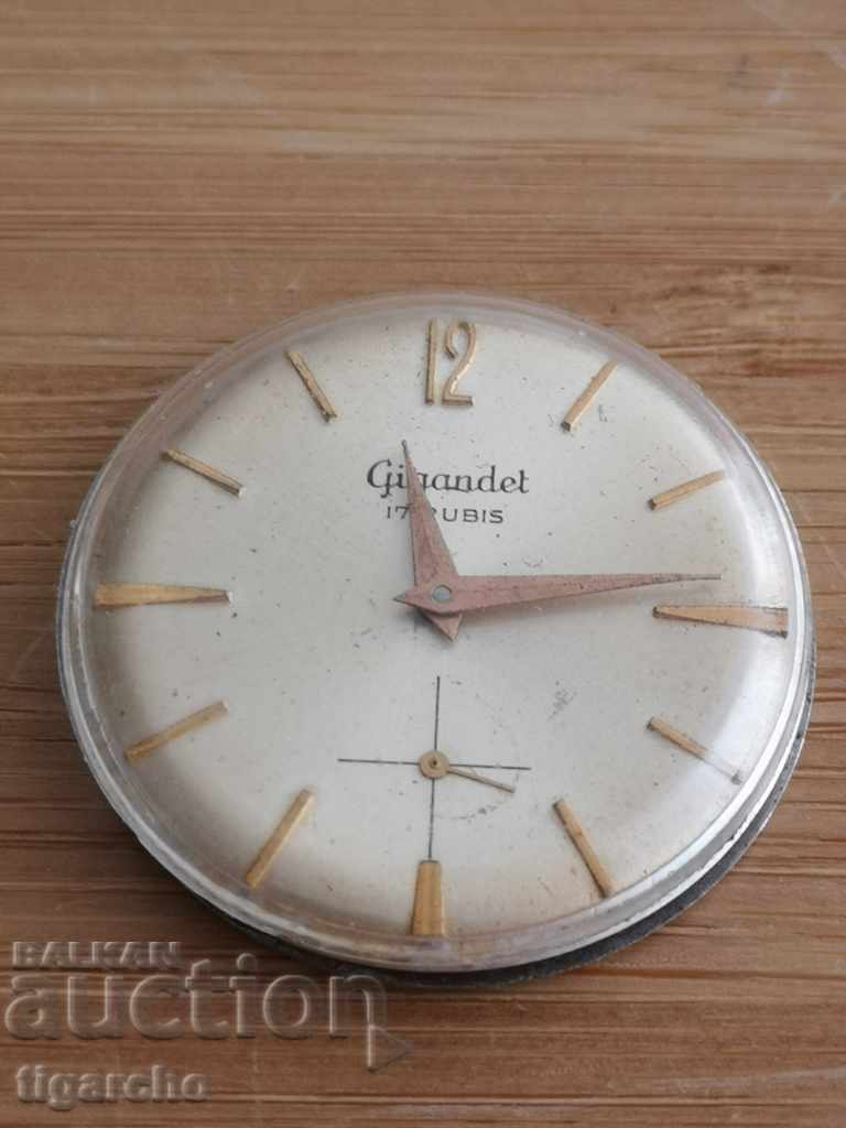 Delivery of Gigandet watch typewriter