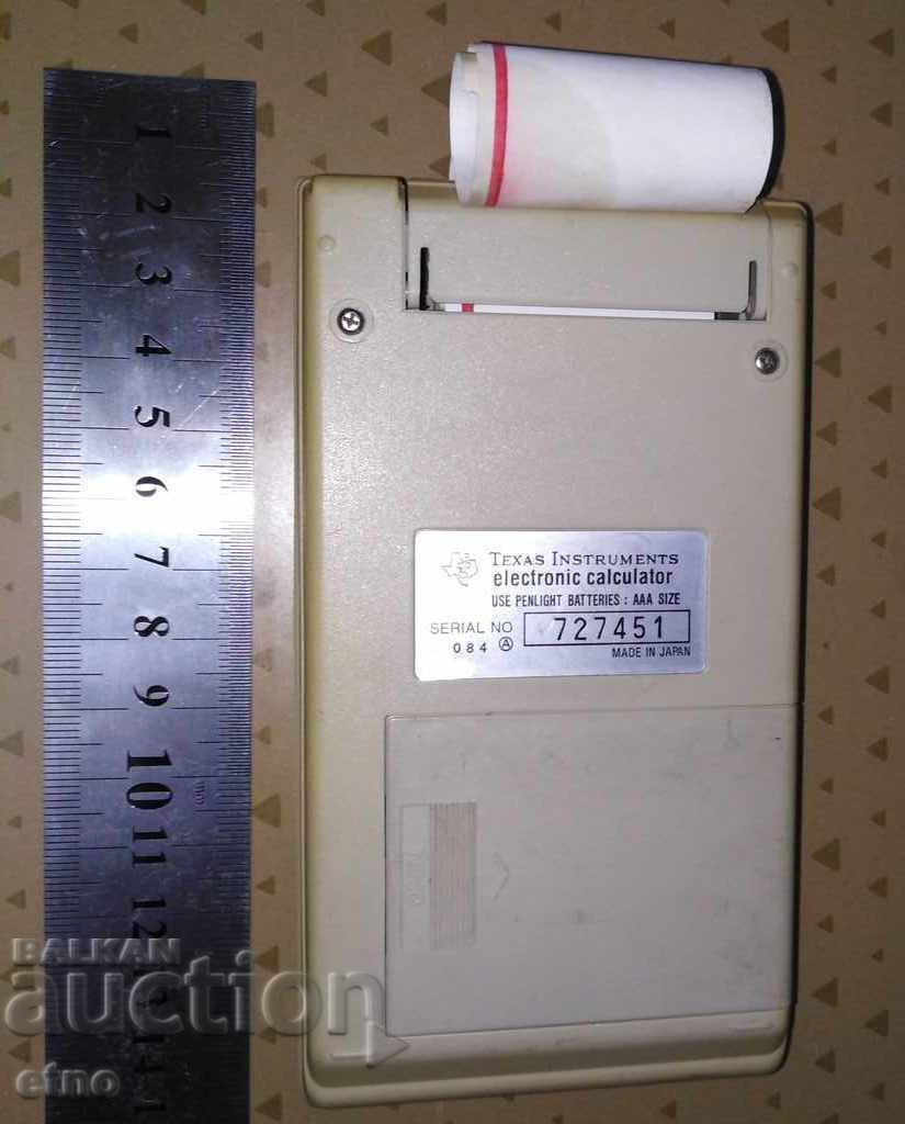 Auction Old JAPANESE El. Calculator TI-5008, works Auction Old JAPANESE El. Calculator TI-5008, works