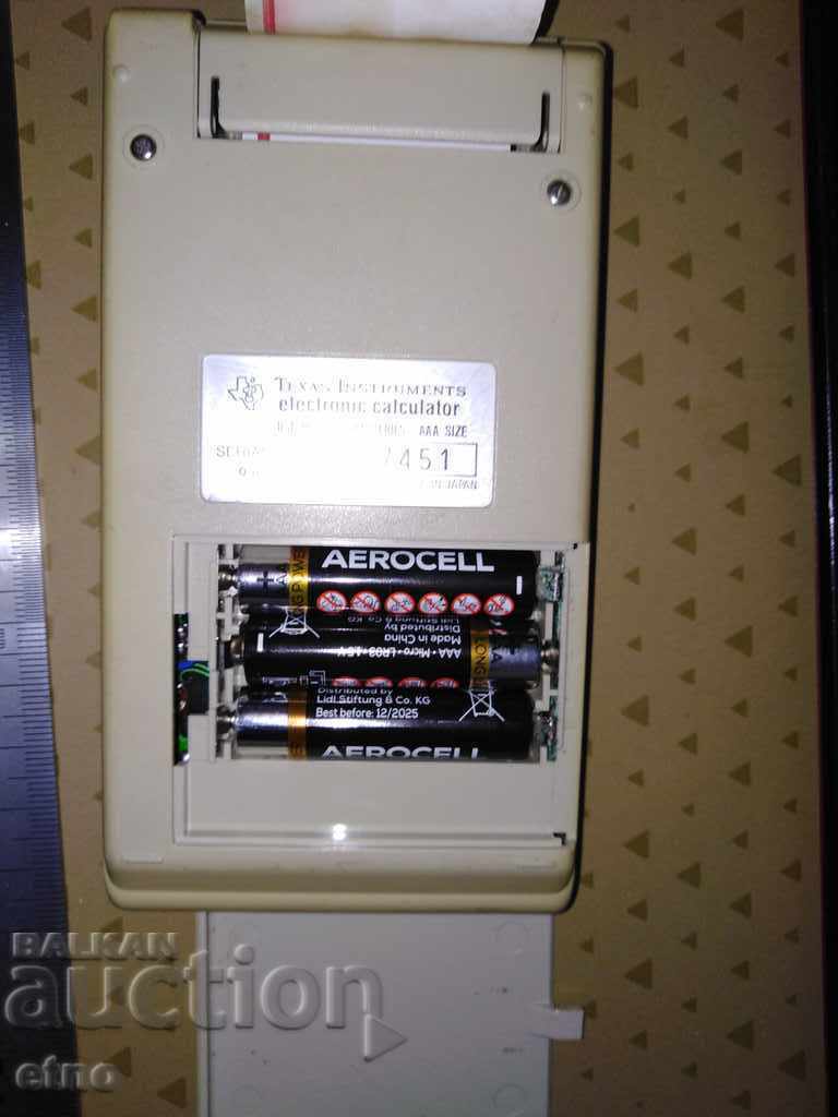 Delivery of Old JAPANESE El. Calculator TI-5008, works Delivery of Old JAPANESE El. Calculator TI-5008, works