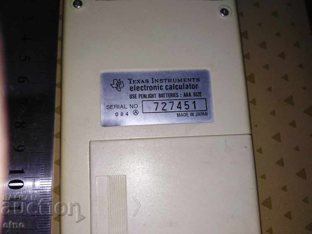 Old JAPANESE El. Calculator TI-5008, works - 5 Old JAPANESE El. Calculator TI-5008, works - 5