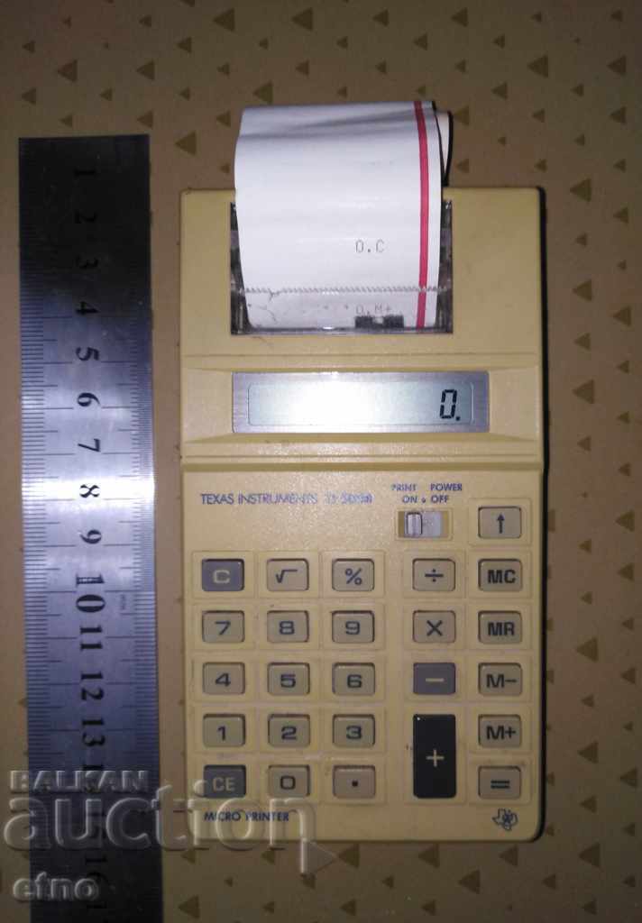 Old JAPANESE El. Calculator TI-5008, works