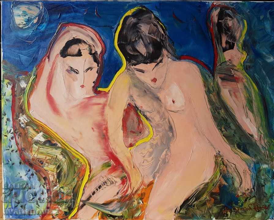 Auction Painting Ar.Gforasrfer 96g composition nude body oil paints Auction Painting Ar.Gforasrfer 96g composition nude body oil paints