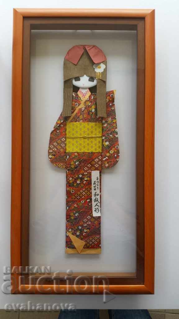 Traditional Japanese kimono doll Shinri (shiogami) ningyo with price 40.00 BGN | € 20.45 Traditional Japanese kimono doll Shinri (shiogami) ningyo with price 40.00 BGN | € 20.45