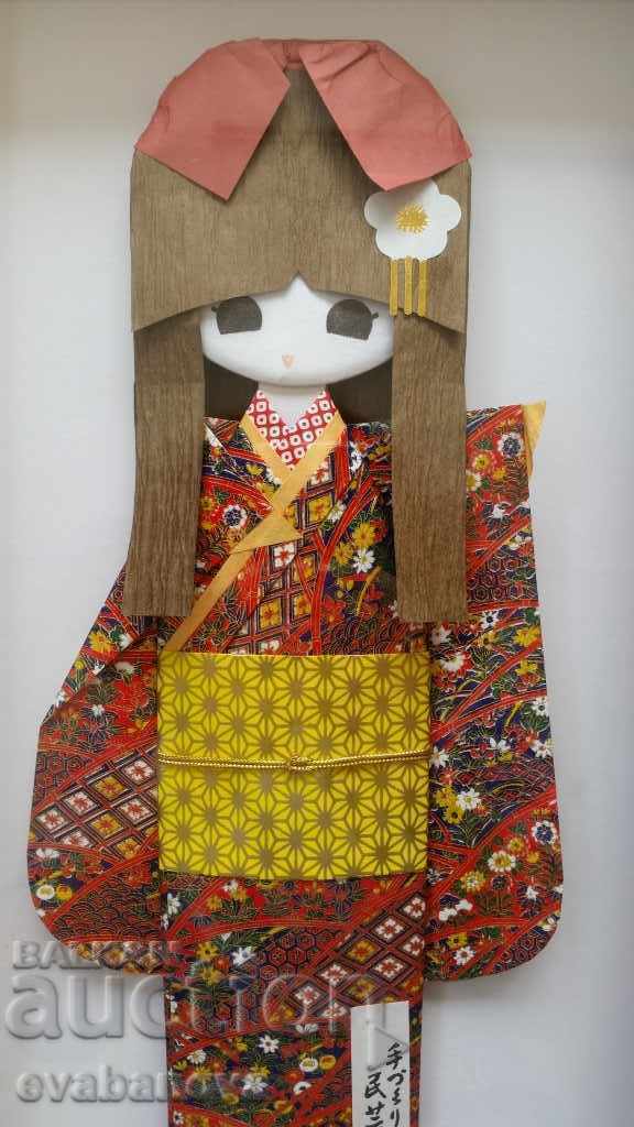 Delivery of Traditional Japanese kimono doll Shinri (shiogami) ningyo