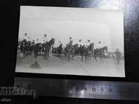 FOTO DE REGE - HH Țarul Boris III, șapcă, cal, SABIE, COMANDĂ,