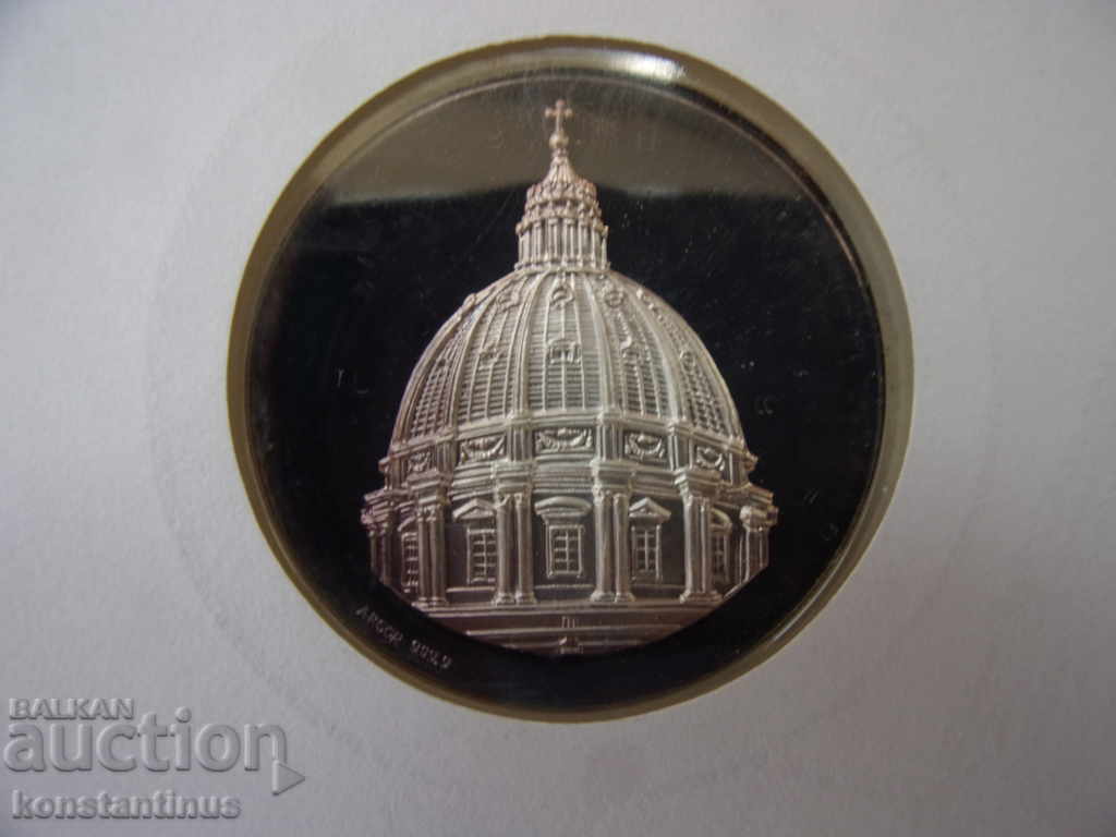 Доставка на NUMISBRIEFE  Германя 1980  Плакет Сребро '999  UNC Rare