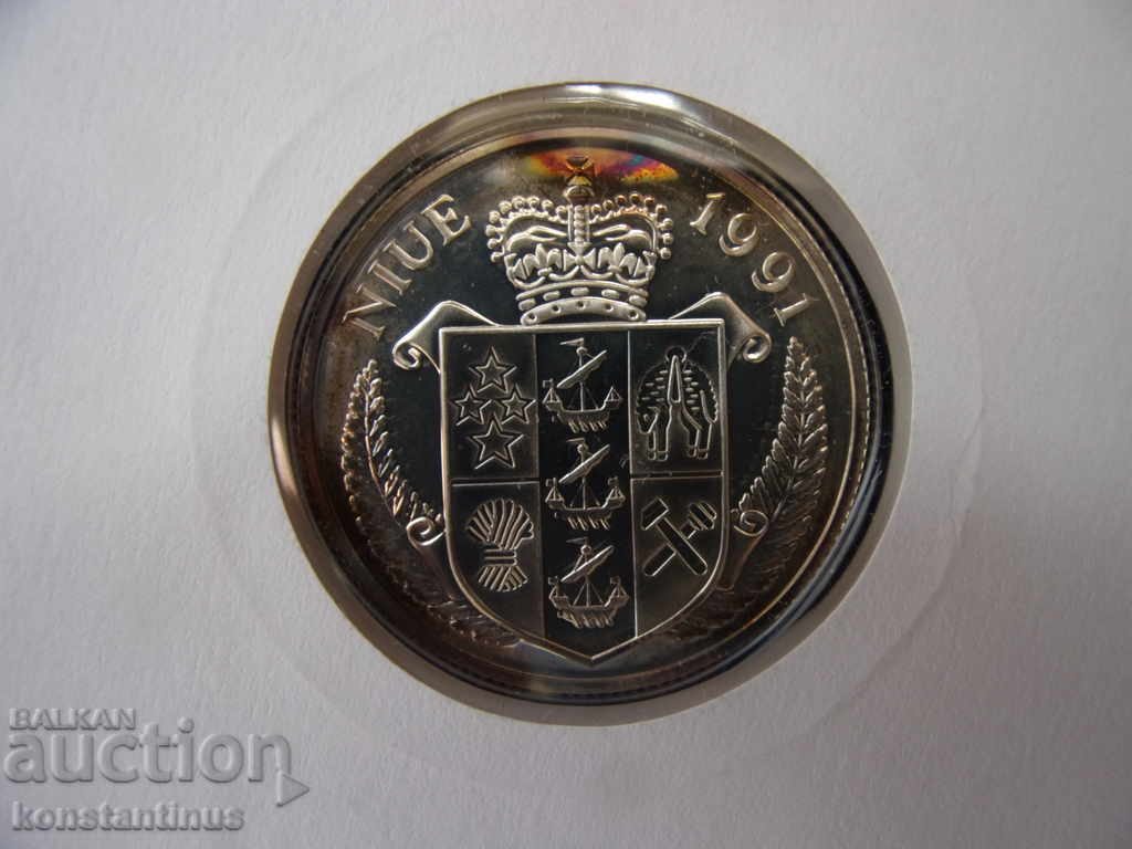 Δημοπρασία NUMISBRIEFE Γερμανία - Νέα 10 Δολάρια 1992 Ασημένια UNC Σπάνια