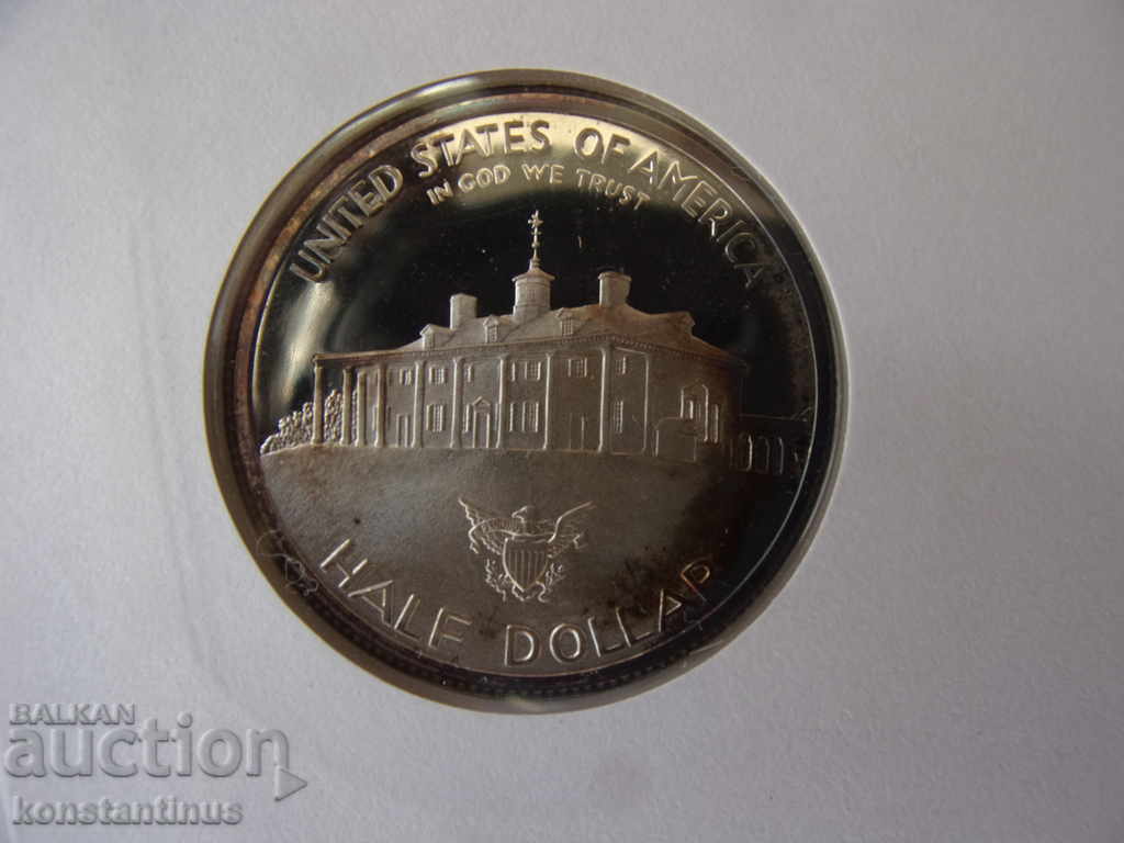 Аукцион NUMISBRIEFE  САЩ  ½  Долар  1982  Сребро  UNC  Rare