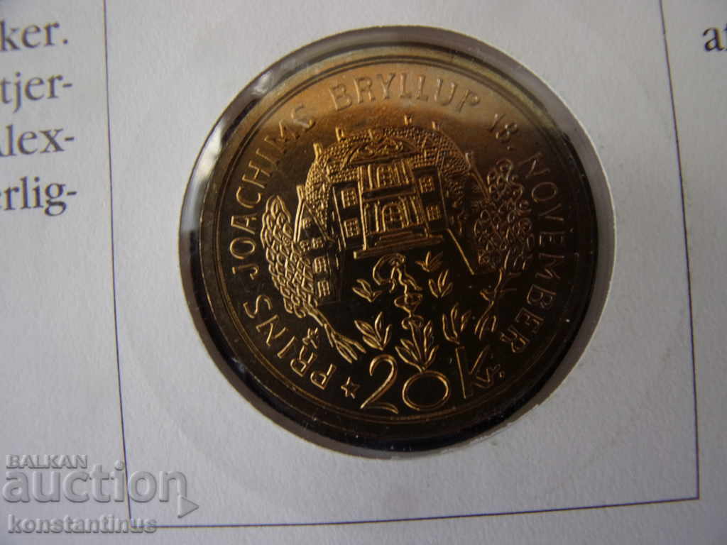 Delivery of NUMISBRIEFE Denmark 20 Crowns 1995 UNC Rare