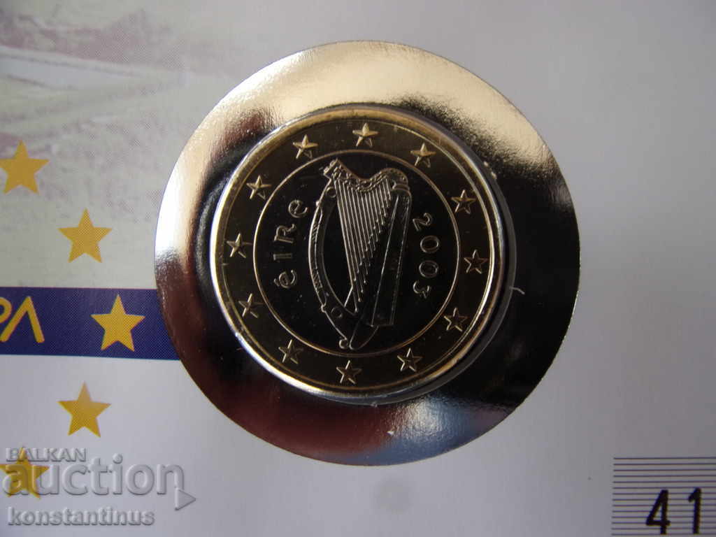 NUMISBRIEFE Eire 1 Euro 2003 UNC Σπάνια με τιμή € 10.23 | 20.01 BGN