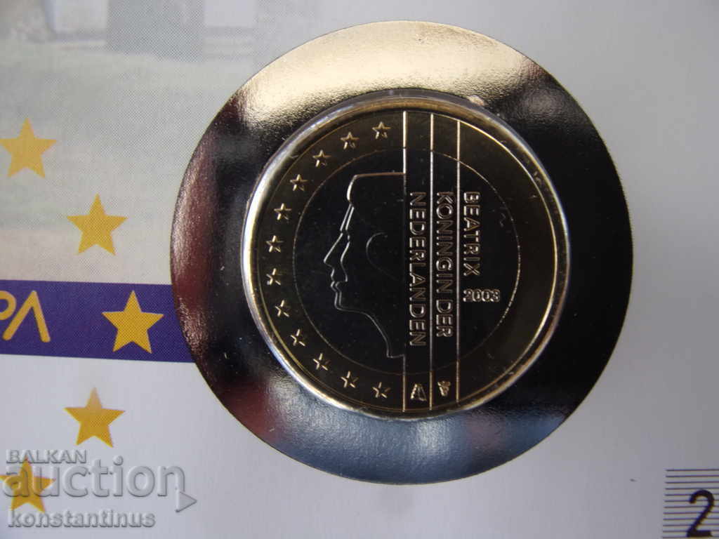 NUMISBRIEFE Ολλανδία 1 Euro 2003 UNC Σπάνιο με τιμή € 7.67 | 15.00 BGN