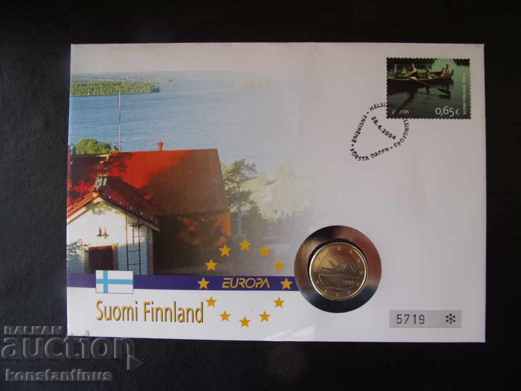 NUMISBRIEFE Finland 1 Euro 2003 UNC Rare