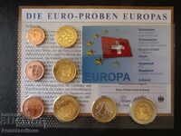 Ελβετία Euro 2003 Trial Set UNC Rare