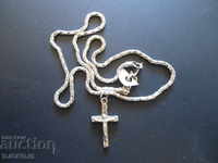 Old necklace, cross, crucifix